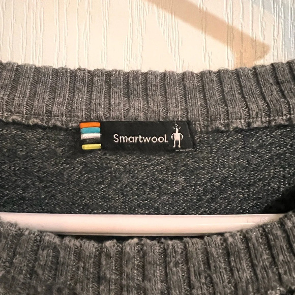 FINAL PRICE DROP Men’s Smartwool Gray Sweater - Picture 8 of 8